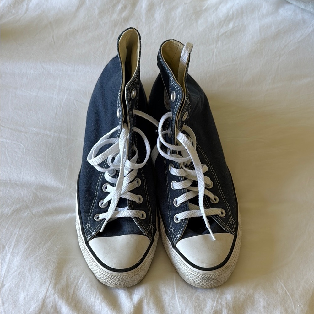 Converse Men's Blue High-Top Sneakers